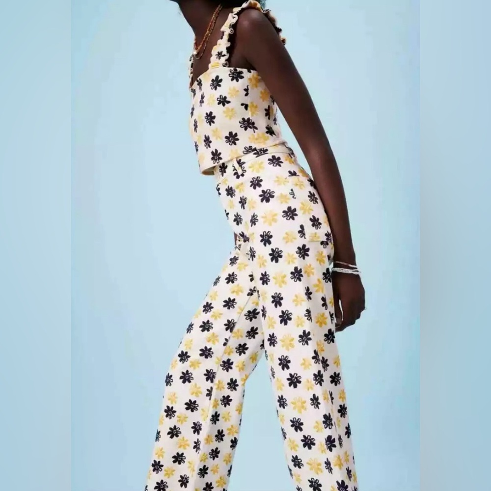 Zara Daisy Marine Pant and Top Set